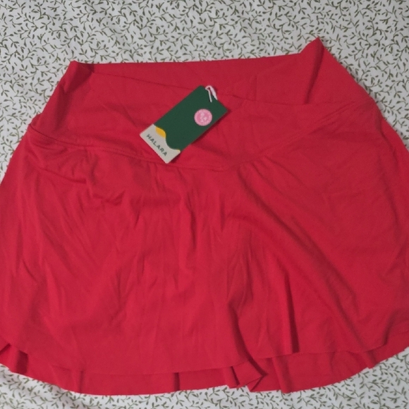 Halara V-Waist Coral Active Mini Skirt - Picture 4 of 4